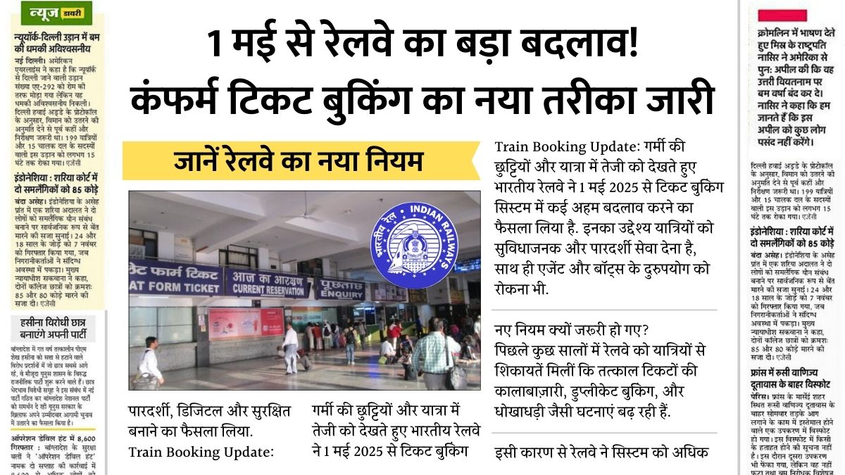 Train Booking Update